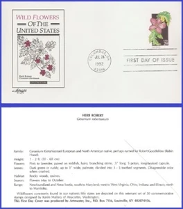 USA3 #2657 U/A ARTMASTER FDC Herb Robert Wildflower - Picture 1 of 1