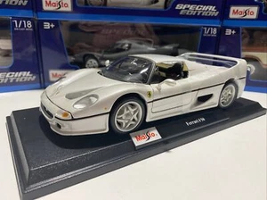 Ferrari F50 - white- 1/18 Scale Maisto Special Edition Die cast - New In The Box - Picture 1 of 6