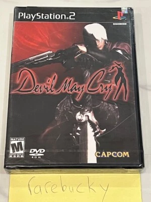 Devil May Cry (PS2 Playstation 2) NEW SEALED BLACK LABEL Y-FOLD W/UPC, NM! - Image 1 of 3