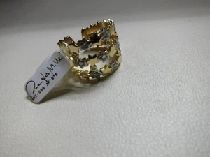 ANELLO TRE FILE STELLE ALTERNATE RUE DES MILLES - Picture 1 of 2