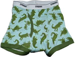 F7 !WOW! 2017 NWOT Gymboree Boys XS 4 DINOSAUR Cotton Boxer Briefs Underwear - Picture 1 of 1