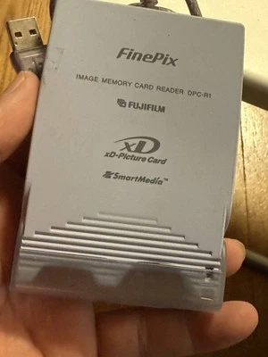 Fuji FujiFilm USB XD Picture Image Dual Slot Memory Card Reader - Model DPC-R1 - Image 1 of 4
