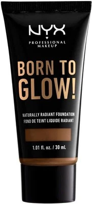 NYX Professional Makeup Born to Glow Radiant Foundation Iridescent Finish DEEP - Image 1 of 4