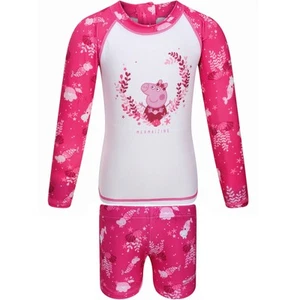 Regatta Kids Peppa Pig Long Sleeve Swimming Swimsuit Rash Suit Set - Picture 1 of 5