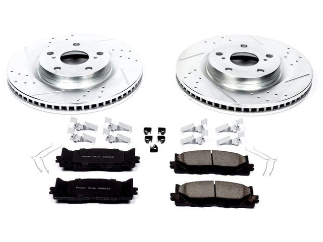 Kit de pastillas de freno delanteras y rotor para Toyota Lexus Camry ES350 Avalon ES300h GQ35C7 Foto 1 de 1