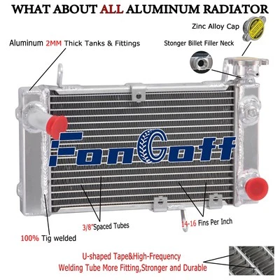 Motorcycle Aluminum Radiator Fit 1999-02 2001 Suzuki SV 650 SV 650S SV650 SV650S Foto 1 de 4