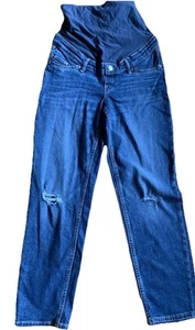 H & M Mama Maternity Denim Blue Jeans Size: X-Small NWT $49.99 - Picture 1 of 8