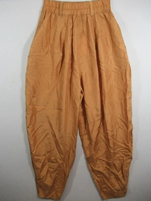 NOVA Calça de Seda Feminina Vintage Anos 90 Compagnie Internationale Express S Cônica - Imagem 1 de 4