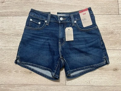 🔥Women’s A-line Levi’s Jean shorts size 26 Dark Wash🔥 - Image 1 of 4