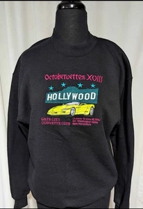 Vintage Sweatshirt Damen Large Corvette Club Gate City Octobervettes NH 1992 L - Bild 1 von 5