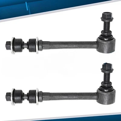 Par (2) de eslabones estabilizadores de extremo de barra estabilizadora delantera para Toyota Sequoia Tundra Foto 1 de 4