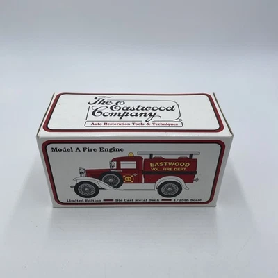 Eastwood Company Model A Ford Fire Engine 1:25 Scale Limited Edition Bank NOS - Image 1 of 4
