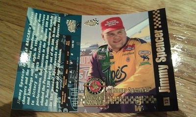 Jimmy Spencer Out of the Chute #13 NASCAR Driver 1995 Action Packed UNFOLDED - Image 1 of 2