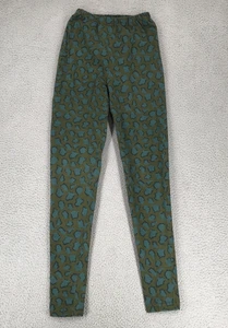 Jeggings sportivi vintage Adrienne Vittadini taglia M elastico in vita verde con blu - Foto 1 di 8