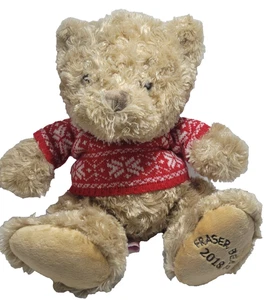 FRASER BEAR 2018 HOUSE OF FRASER TEDDY BEAR CUDDLY 12"PLUSH SOFT TOY SOUVENIR - Picture 1 of 18