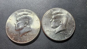 Satz 2002 P&D Kennedy Half Dollars, zirkuliert NIFC, LESEN LESEN LESEN LESEN - Bild 1 von 2