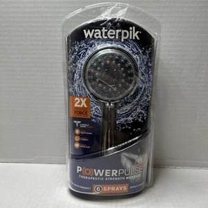 Cabezal de ducha Waterpik Power Pulse 6 spray ~ ¡Nuevo en paquete abierto! - Imagen 1 de 5