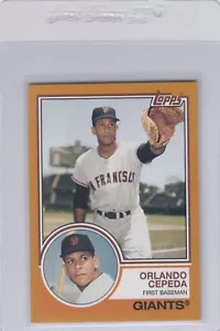 2015 TOPPS ARCHIVES ORLANDO CEPEDA GIANTS HOF GOLD BORDER #D06/50 FREE SHIPPING - Picture 1 of 1