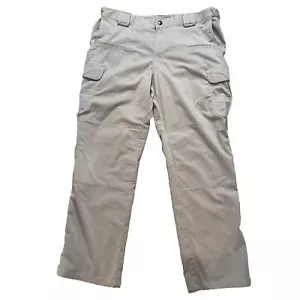 511 Tactical Pants Mens 40x32 Tan Cargo Rip Stop Double Knee Combat Elastic Flex - Picture 1 of 8