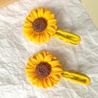 2pcs Bangs Duckbill Hair Clip Sunflower Sunflower Hairpin Sweet Headwear  Girls