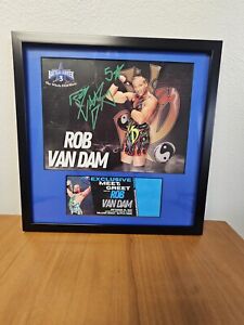 Rob Van Dam WWE HOF ECW Signed Autograph Photo W/ Ticket Framed & Matted