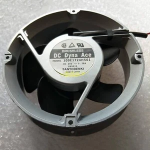 New For SANYO 109E1724H501 24v 0.58A 3-wire aluminum frame axial fan - Picture 1 of 3