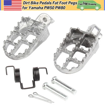 Footrest Pedal Foot Pegs Dirt Bike For Yamaha TTR125 TTR225 TTR90 TTR110 PW50 - Image 1 of 4