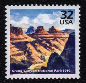 USA, SCOTT # 3183-H, MNH - GRAND CANYON NATIONAL PARK, MOUNTAINS - Picture 1 of 2