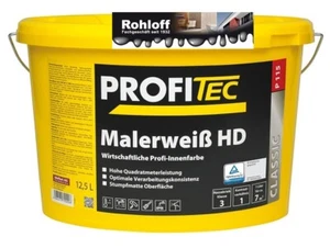 ProfiTec P115 Malerweiss HD 12,5 Liter wirtschaftliche Profi Innenfarbe - Bild 1 von 4