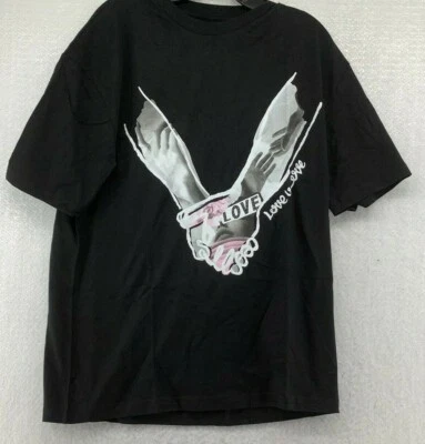 Topman Mens Short Sleeve Crew Neck Graphic Print Black Pullover T Shirt Size M - Imagem 1 de 4