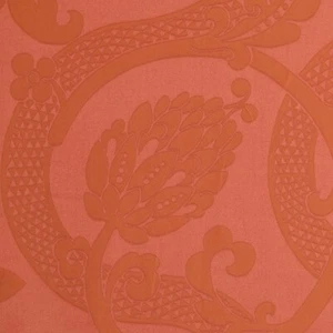 55 Yards fabric roll, Upholstery, Cotton Blend, 56" Width, Victorian/Coral - Picture 1 of 3