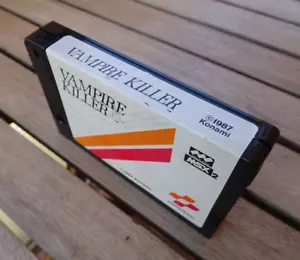 MSX 2 Konami Vampire Killer (Castlevania) - RC744 (1986) EU - Imagen 1 de 4