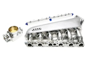 Juego de puentes de aspiración plata aptos para BMW Serie 3 + Serie 5 E30 + Motor E28 M20 - Imagen 1 de 4