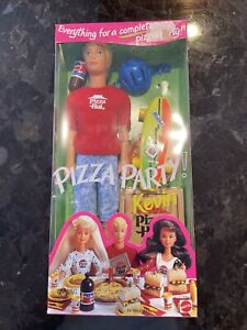 Vintage Barbie Pizza Party Kevin Doll 1994 Mattel 12944 Pizza Hut Pepsi
