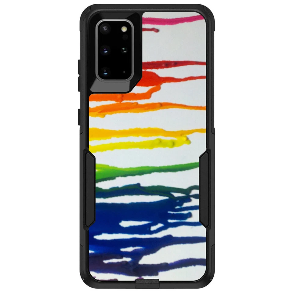 OtterBox Commuter for Galaxy S (Choose Model) Rainbow Melted Crayons - Image 1 of 1