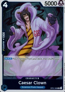 Caesar Clown - OP01-069 - Rare - English - One Piece TCG OP-01 - Picture 1 of 1