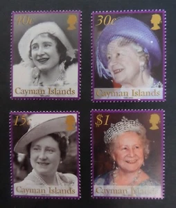 Cayman 2002 Queen Mother commemoration SG989/92 MNH UM unmounted mint - Imagen 1 de 1