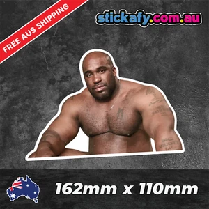 Big Barry Vinyl Sticker Funny Laptop Car Window Bumper 4x4 Ute JDM Decal 4wd - Picture 1 of 4