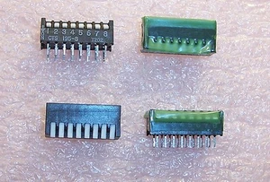 QTY (25) 8 POSITION SIDE ACTUATED PIANO DIP SWITCH SPST SEALED 195-8 CTS NOS - Picture 1 of 4