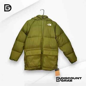 The North Face Teen North Down Fleece Parka Forest Olive Size Large (12) - Picture 1 of 5