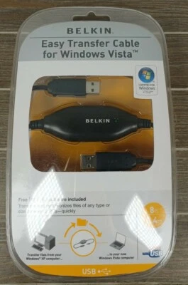 Belkin Easy Transfer Cable for Windows Vista New and Sealed - Image 1 of 3