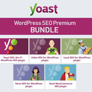 YOAST SEO Premium WordPress Plugin Bundle for WooCommerce + Video + News + Local