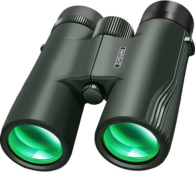 Compact 10x42 Binoculars with Clear Low Light Vision for Bird Watching & Travel - Image 1 of 4