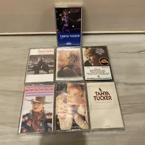 TANYA TUCKER 7 SEALED BRAND NEW CASSETTE LOT GREATEST HITS COMPLICATED LIVE - Picture 1 of 9