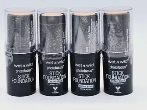Wet n Wild Photofocus Stick Foundation 0.42 Oz - #862B Cream Beige. QTY:4 - Picture 1 of 3