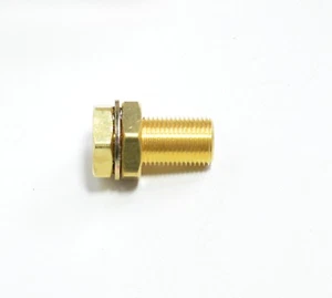 1/8" NPT x 1.5" Length Brass Bulkhead Terminal Bolt Air Brake FasParts - Picture 1 of 3