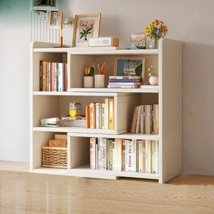Étagère de Rangement Bureau Rétractable Extensible Table Livre Rack Armoire Bibliothèque - Photo 1 sur 8