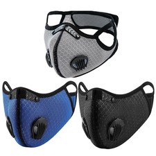 Face Cover Reusable Washable Anti Pollution Face Cover With Breathing Valves