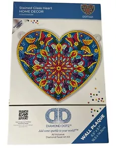 Diamond Dotz Exclusive Design Buntglas Herz DD17.021 Neu - Bild 1 von 4