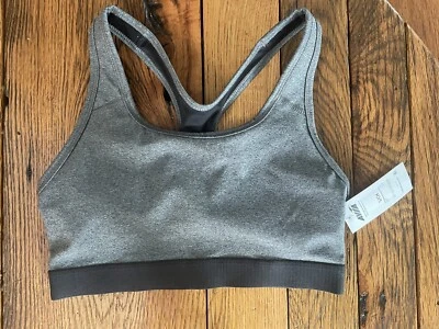Womens Avia Sports Bra Lightly Padded Gray And Black Sz S NEW - Image 1 of 2